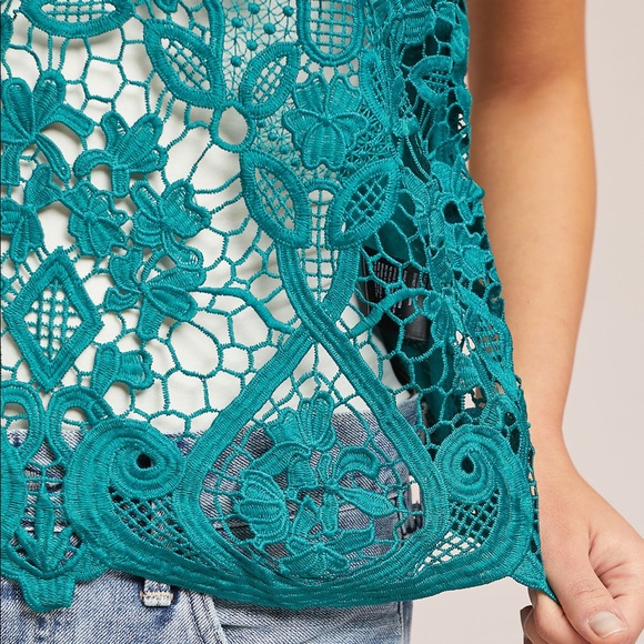 Anthropologie Lace Shell Tank - Picture 7 of 7